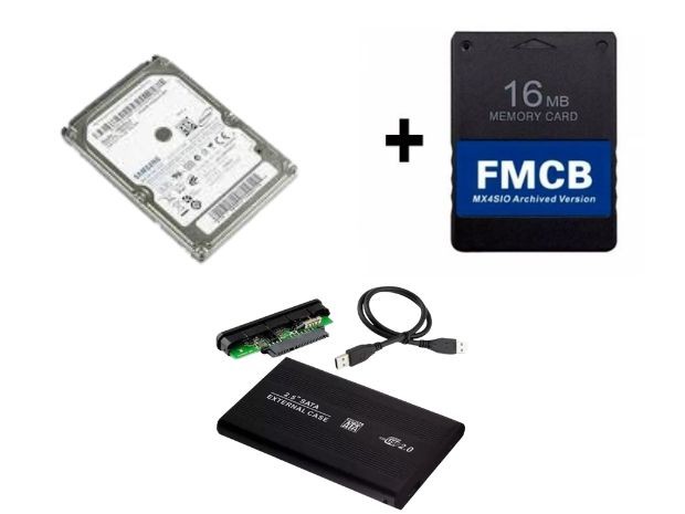 &u+ KIT MEMORIA + DISCO 160 GB + SISTEMA FREEBOOT PARA SLIM